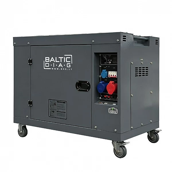 Mobile diesel generator BD12500SE, 9.5 kW