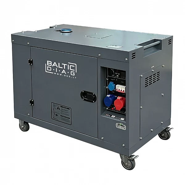 Мобильный дизельный генератор BD12500SE, 9,5 кВт