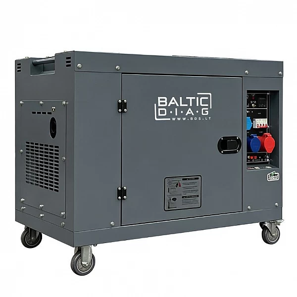 Мобильный дизельный генератор BD12500SE, 9,5 кВт