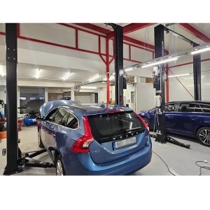 Two-post lift with electromagnetic locking and 3+3-stage arms, 4.5 t, BD-4500VEL33