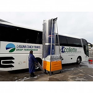 Pašgājēja autobusu un kravas automašīnu mazgāšanas iekārta ar akumulatoru Speedy Wash 626 EZ