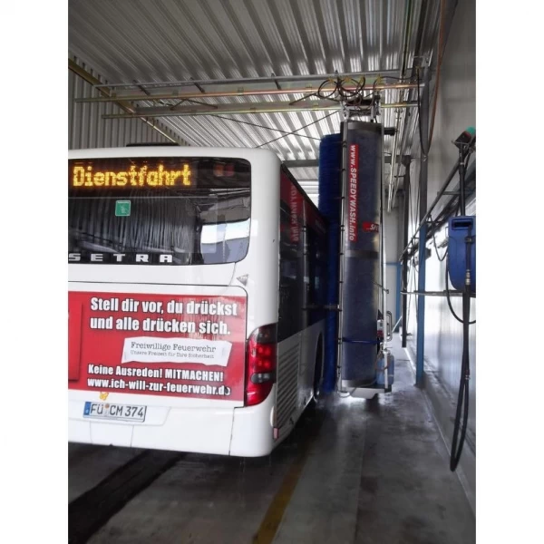 Stacionārā elektriskā autobusu un kravas automašīnu mazgāšanas iekārta Speedy Wash 101 BB