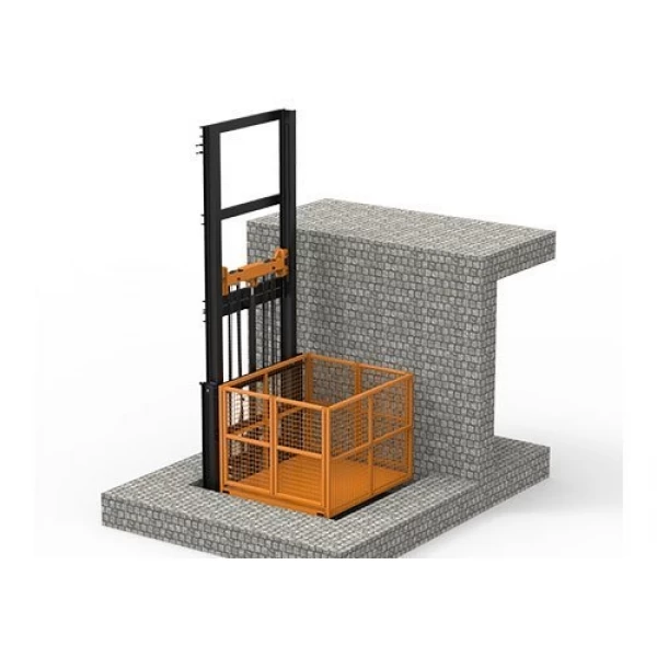 Divu kolonnu kravas pacēlājs, pacelšanas augstums 2,4-6 m