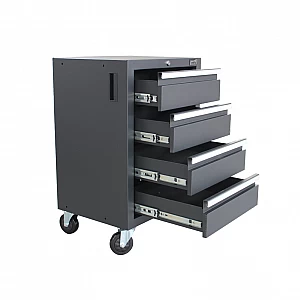 Professional workbench set with mobile cabinet for workshops, garages, and auto services, 13 pcs.