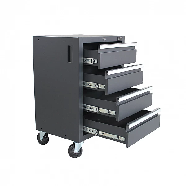 Professional workbench set with mobile cabinet for workshops, garages, and auto services, 13 pcs.