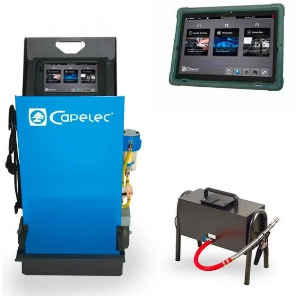 Mobile exhaust gas testing system with tablet Capelec CAP3500 GO Workshop