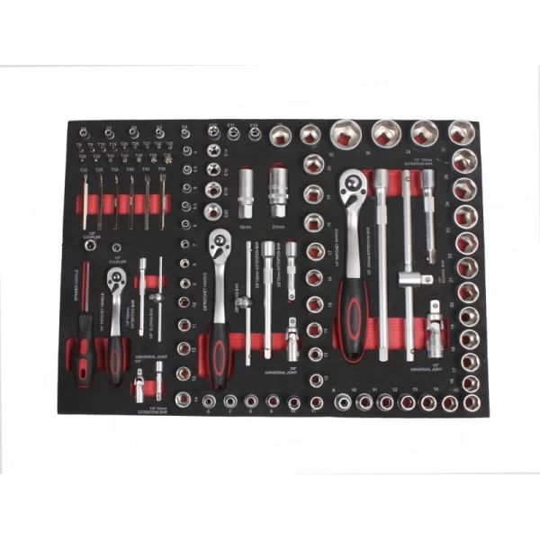 Tool trolley with tools, 7 drawers, 319 pcs