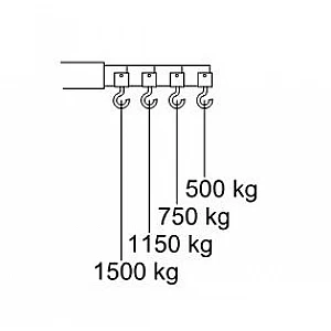 Hidrauliskais celtnis CC 15P, 1500 kg