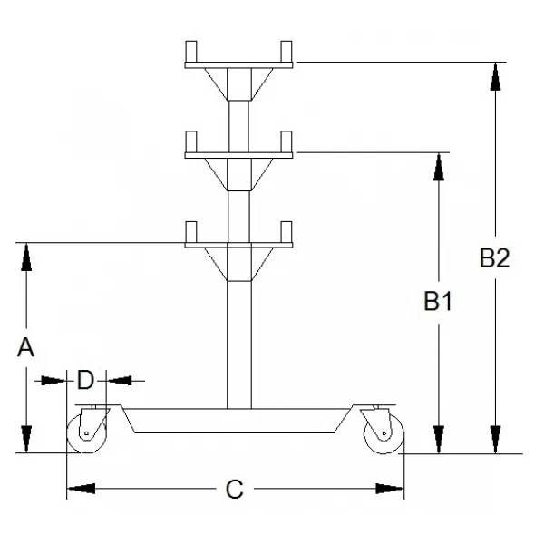 Transmisijas domkrats TJ-T1300