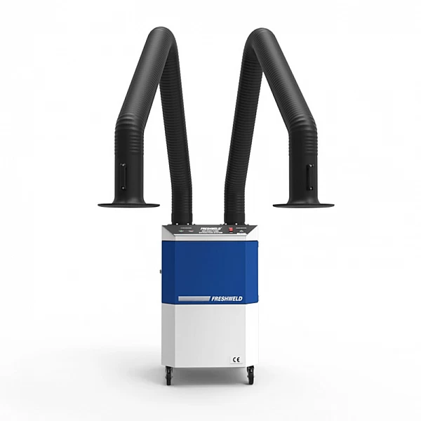 Mobilā dūmu nosūces iekārta ar nomaināmu filtru un divām nosūces rokām M2/2200 FRESHWELD