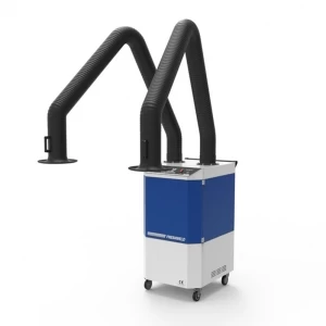 Mobilā dūmu nosūces iekārta ar aktīvās ogles filtru un divām nosūces rokām M3/2200 FRESHWELD