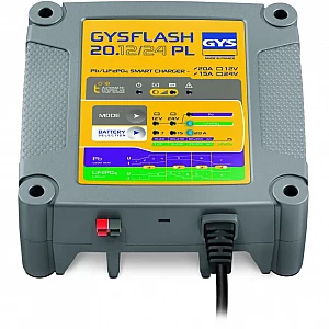 Зарядное и обслуживающее устройство для аккумуляторов GYSFLASH 20.12/24 PL