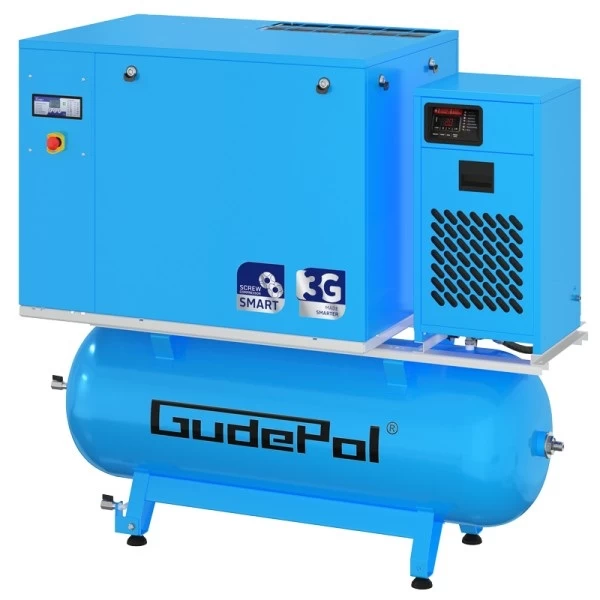 Винтовой воздушный компрессор Gudepol GD SMART 5.5/10-270/11-VT, 270 л, 720 л/мин, 10 бар