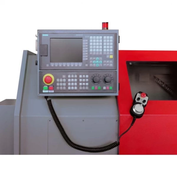 Токарный станок с ЧПУ, системой Siemens 808D и гидравлическим зажимом, Holzmann