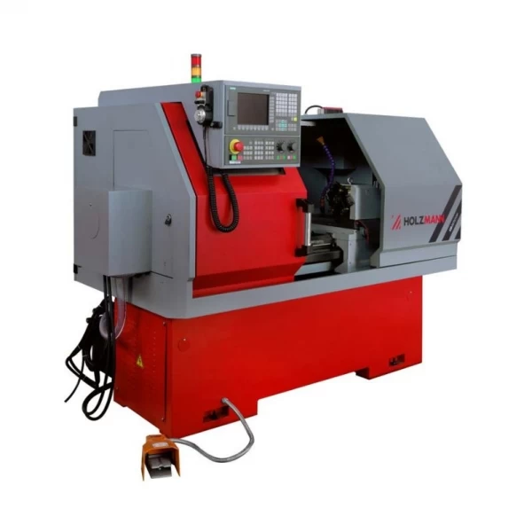 Токарный станок с ЧПУ, системой Siemens 808D и гидравлическим зажимом, Holzmann