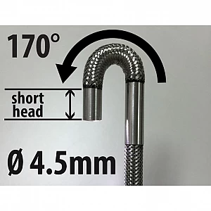Endoskops ar 4,5 mm analogo divvirzienu šarnīrveida zondi Common Rail