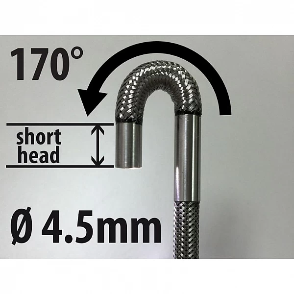 Endoskops ar 4,5 mm analogo divvirzienu šarnīrveida zondi Common Rail