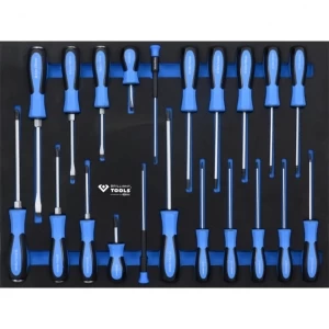 Instrumentu ratiņi ar 7 atvilktnēm un 473 instrumentiem Brilliant Tools