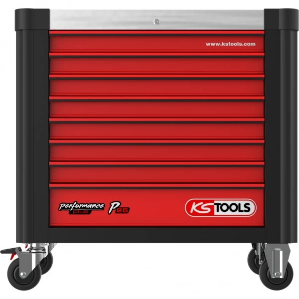 Performanceplus P25 tool trolley set with 660 tools, 8 drawers KS Tools