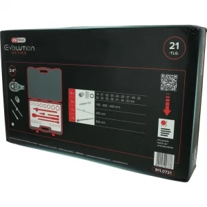 Sešstūra muciņu komplekts 3/4, 21 gab., KS Tools