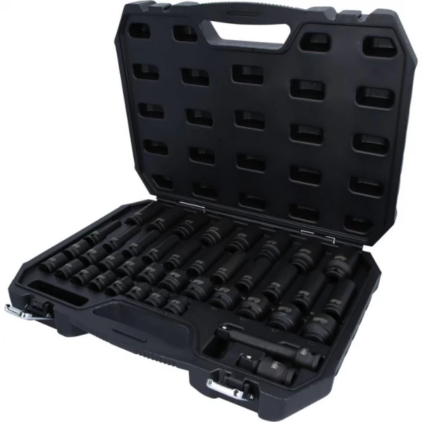 Sešstūra triecienmuciņu komplekts 1/2", 40 gab., KS Tools