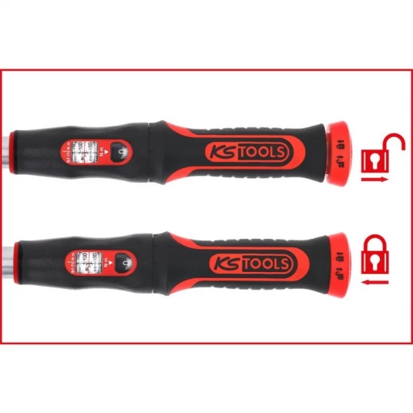 1 torque wrench with ratchet 200–1000 Nm INFINITOOL KS Tools