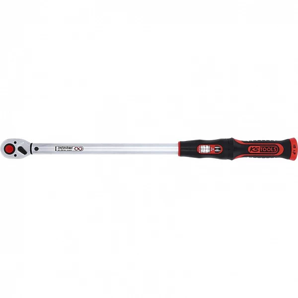 Griezes momenta atslēga ar sprūdrata atslēgu 1/2 INFINITOOL, 60–320 Nm KS Tools