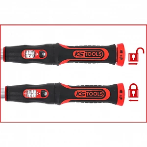 Griezes momenta atslēga ar sprūdrata atslēgu 1/2 INFINITOOL, 60–320 Nm KS Tools