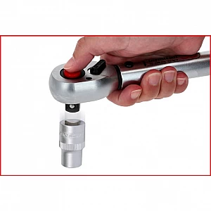 Griezes momenta atslēga ar sprūdrata atslēgu 1/2 INFINITOOL, 60–320 Nm KS Tools