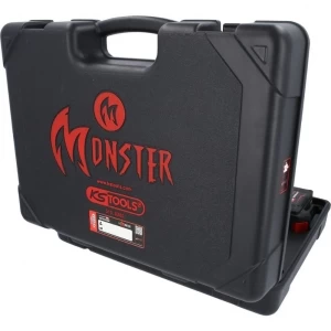 Akumulatora leņķa slīpmašīnas komplekts, 4 daļas eMONSTER KS Tools