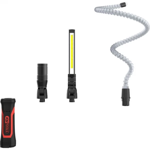 LED darba gaismas komplekts, 4 gabali eQi UltimateBEAM Quick-Lock KS Tools