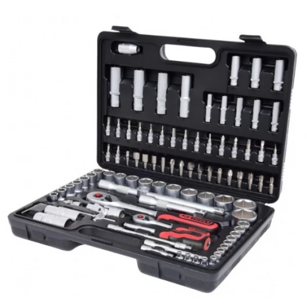 1/4"+1/2" uzgriežņu atslēgu komplekts KS Tools 96 daļas