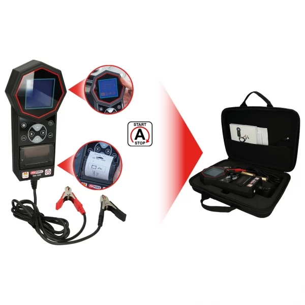 Digitālais akumulatoru testeris 12V/24V KS Tools