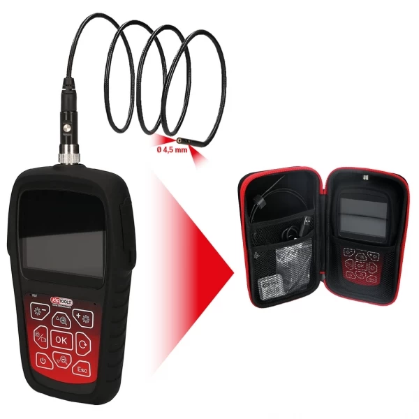 Bezvadu endoskopa komplekts Ø4,5 mm KS Tools