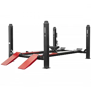 Four-post lift for wheel alignment, 4000 kg