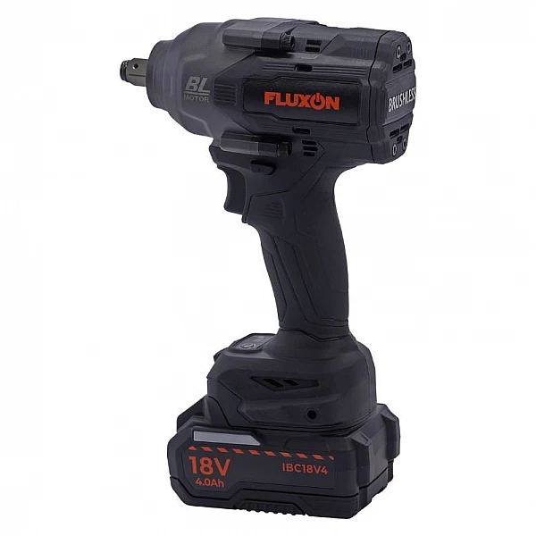 Аккумуляторный ударный гайковерт 1/2, 18 В Li-ion, 1080 Н·м Fluxon