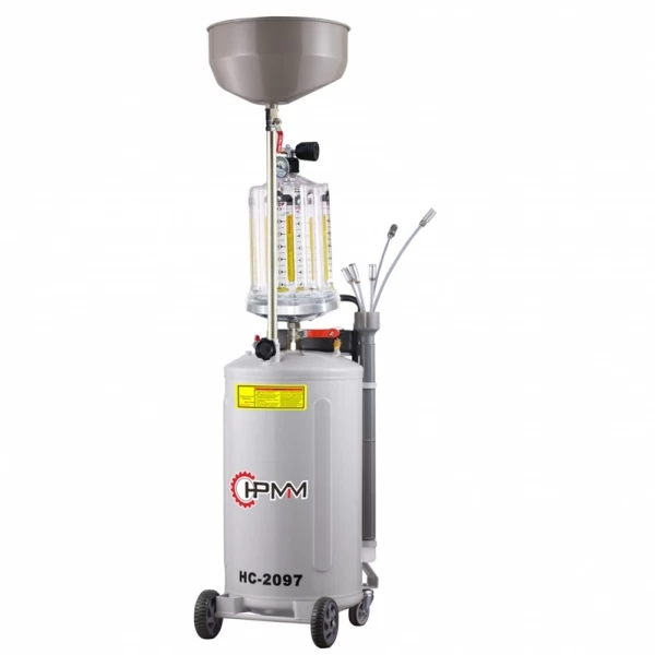 Oil collection tank with suction and drain function 90 l (with plastic container)