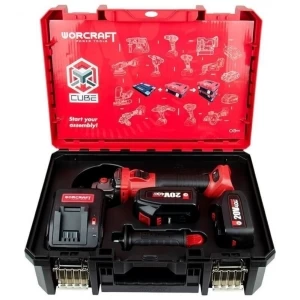 Аккумуляторная угловая шлифмашина 125 мм, 20 В Worcraft