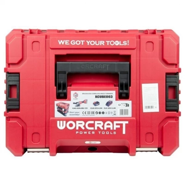 Аккумуляторная угловая шлифмашина 125 мм, 20 В Worcraft