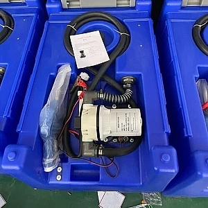 Мобильная емкость для AdBlue 220 л (пластиковая) с насосом ACAD40 12В, автоматическим пистолетом и фильтром