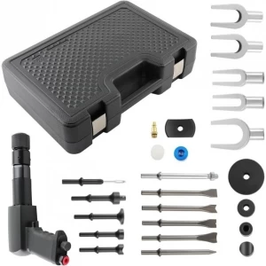 Pneumatic hammer with tie rod and joint remover set, 25 pieces