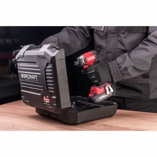 Аккумуляторный ударный шуруповерт 1/4 HEX, 20 В Li-ion