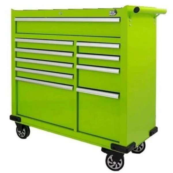 Tool trolley with 10 drawers