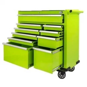 Tool trolley with 10 drawers