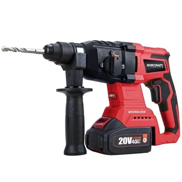 Аккумуляторный перфоратор 20V Li-ion, 4.0Ah Worcraft