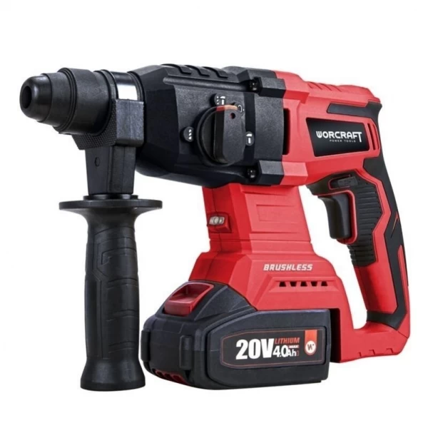 Аккумуляторный перфоратор 20V Li-ion, 4.0Ah Worcraft