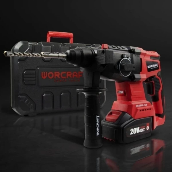 Аккумуляторный перфоратор 20V Li-ion, 4.0Ah Worcraft