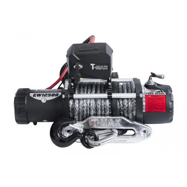 Электрическая тяговая лебедка (X-Power) 12В 4315кг с синтетическим тросом