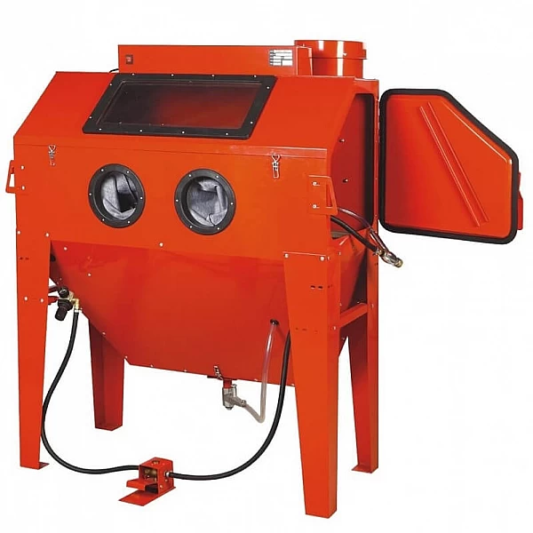 Vertical sandblasting cabinet, 420 L, LD