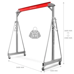 Передвижной козловой кран, 1 т, MW Tools